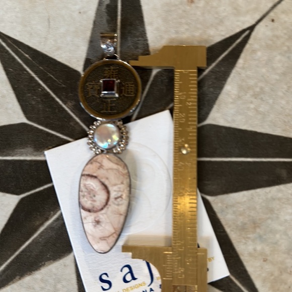 Sajen 925 Silver Pendant with Various Stones - Picture 4 of 5